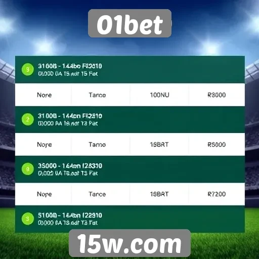 01bet oferece bônus atrativos para novos usuários